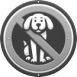 Logo Pets not allowed