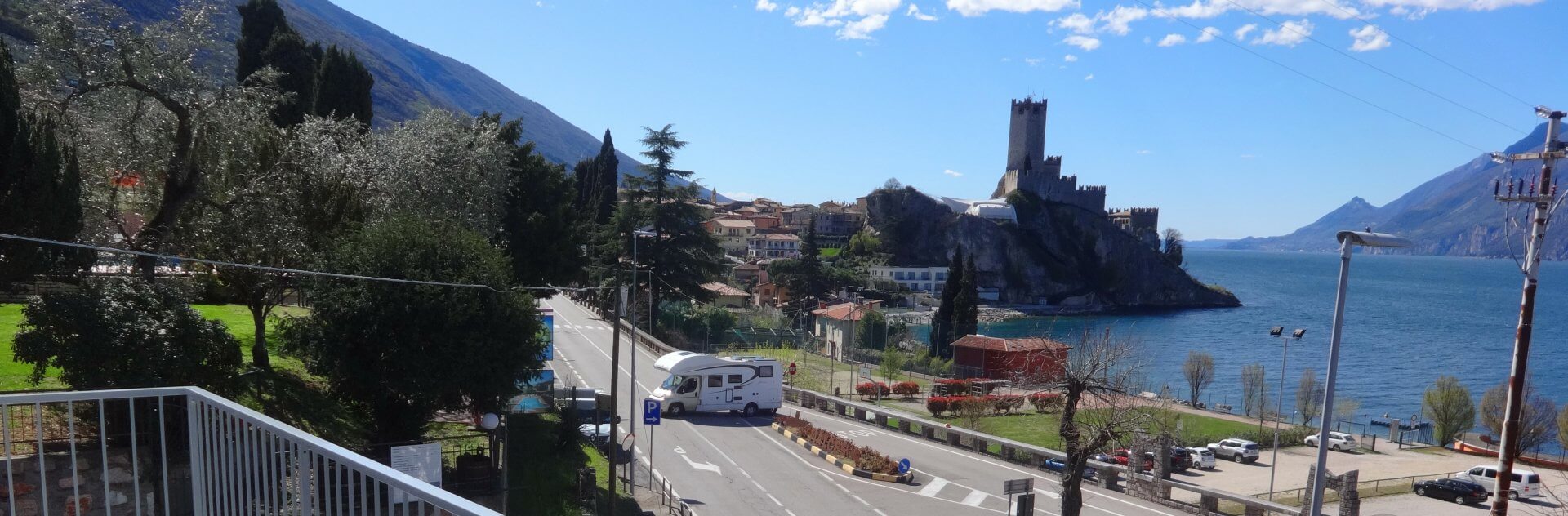 Postcard view at Casa Gabriele Malcesine Lake Garda