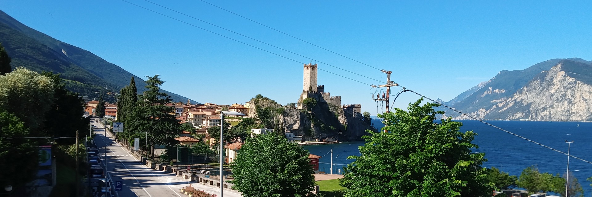 Vista da cartolina a Casa Gabriele Malcesine Lago di Garda